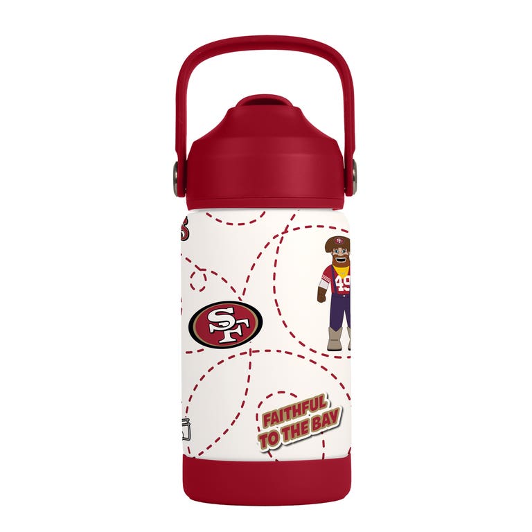 San Francisco 49ers Kids Stainless Steel Mascot Bottle 12oz