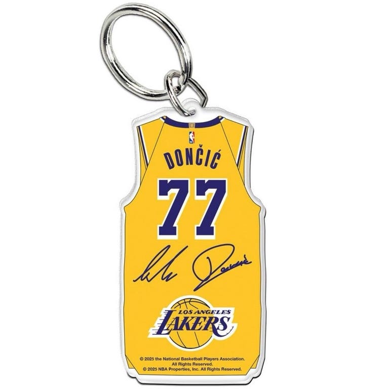 Los Angeles Lakers Luka Doncic #77 Premium Acrylic Keychain