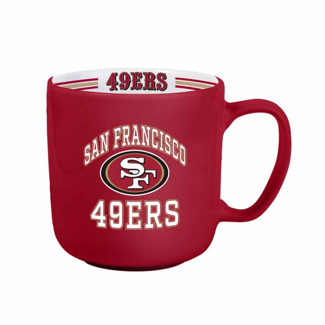 San Francisco 49ers Team Stripe Design Coffee Mug 15oz