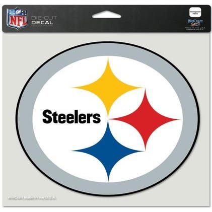 Pittsburgh Steelers Perfect Cut Decal 8x8"