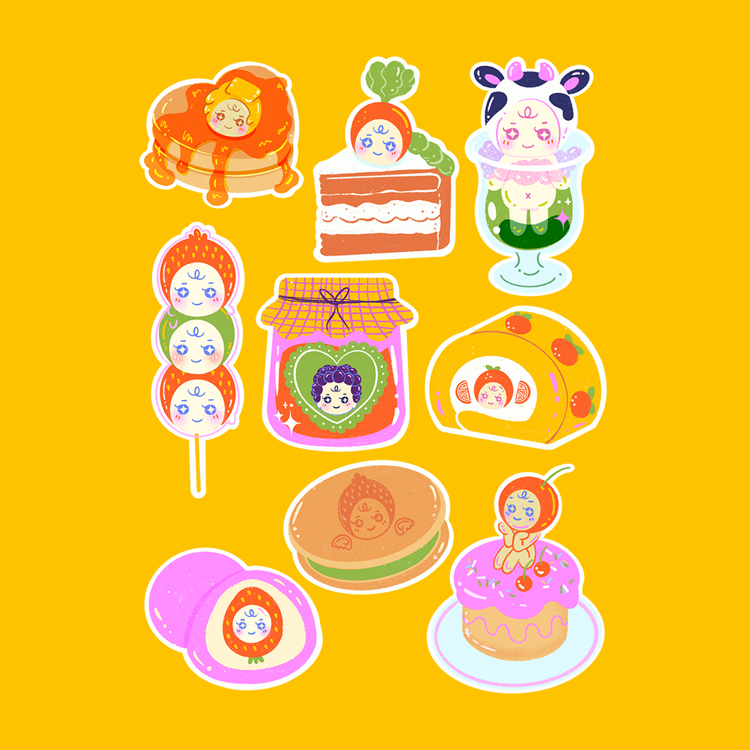Sonny Angel Sweets Sticker Sheet