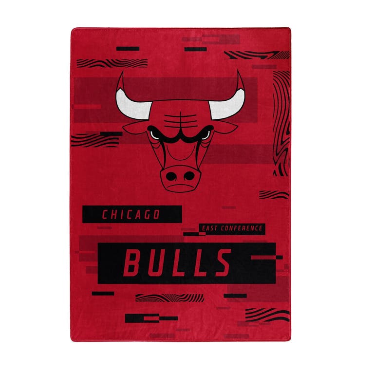 Chicago Bulls Digitized Design Raschel Blanket 60x80"