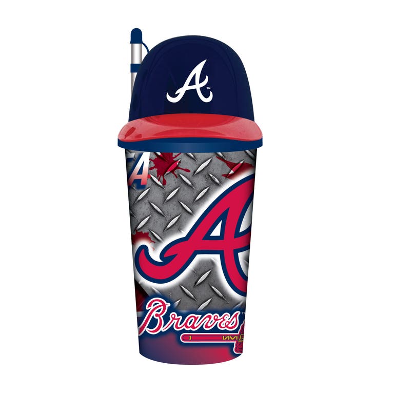 Atlanta Braves Helmet Cup with Straw 32oz