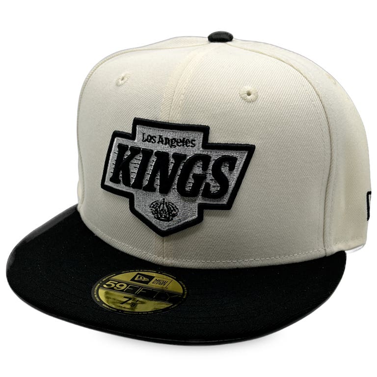 Los Angeles Kings Cream/Black New Era 59FIFTY Fitted Hat