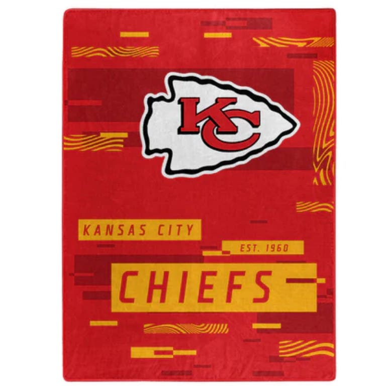 Kansas City Chiefs Digitized Royal Plush Oversized Blanket