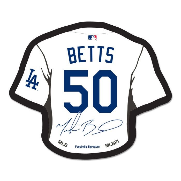 Los Angeles Dodgers Mookie Betts Signature Collectors Jersey Pin