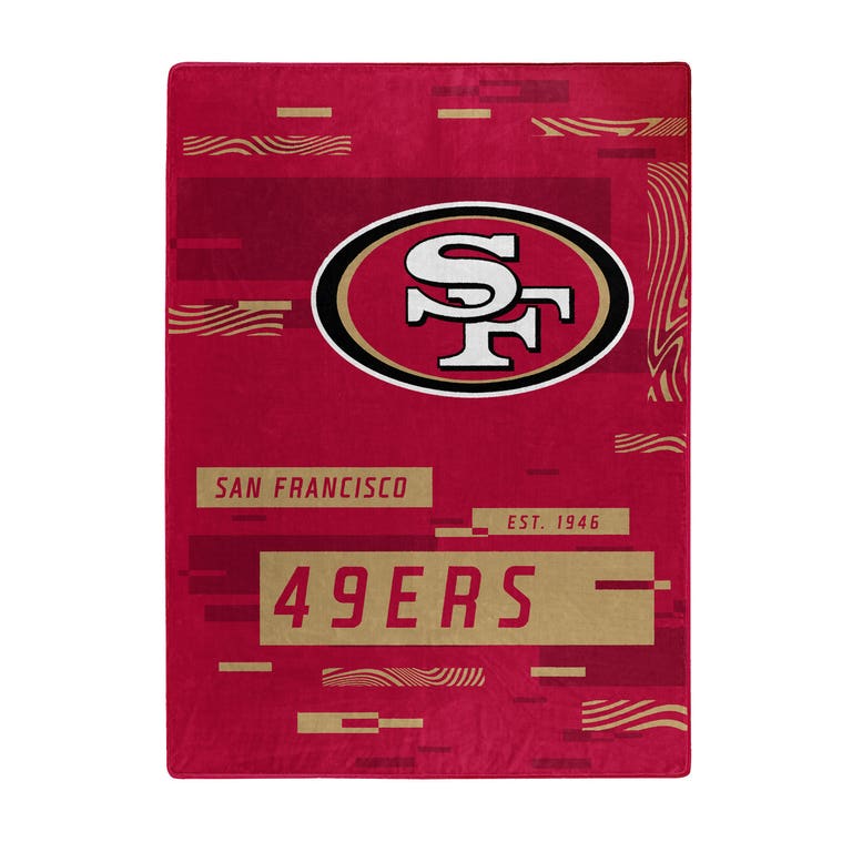 San Francisco 49ers Digital Design Raschel Blanket 60x80"