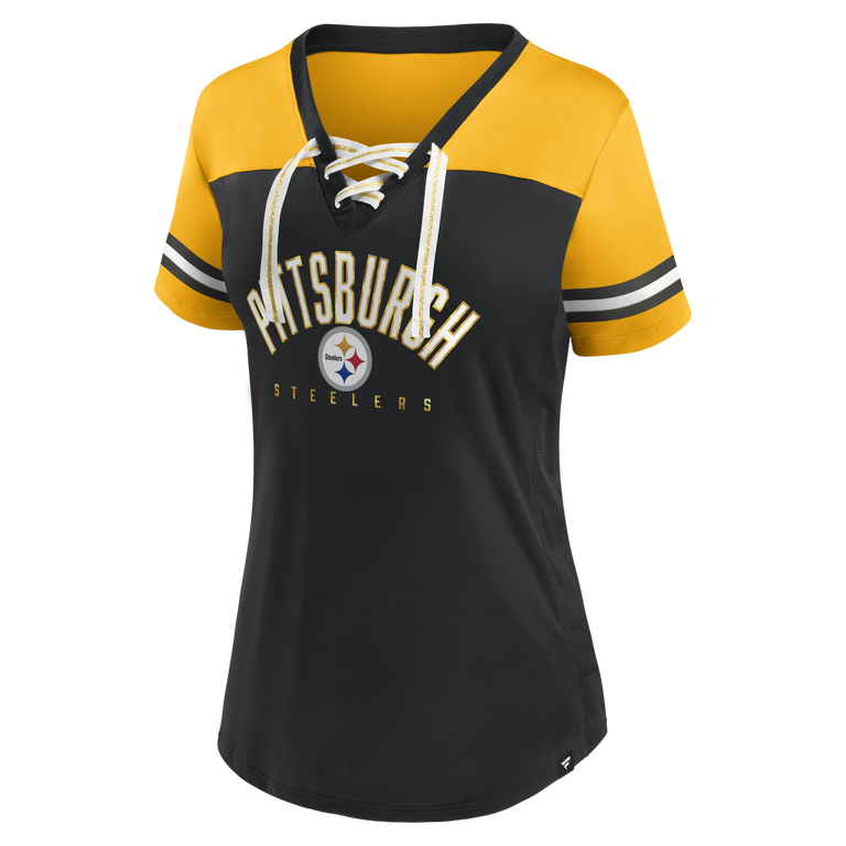 Pittsburgh Steelers Ladies Blitz Lace-Up Jersey
