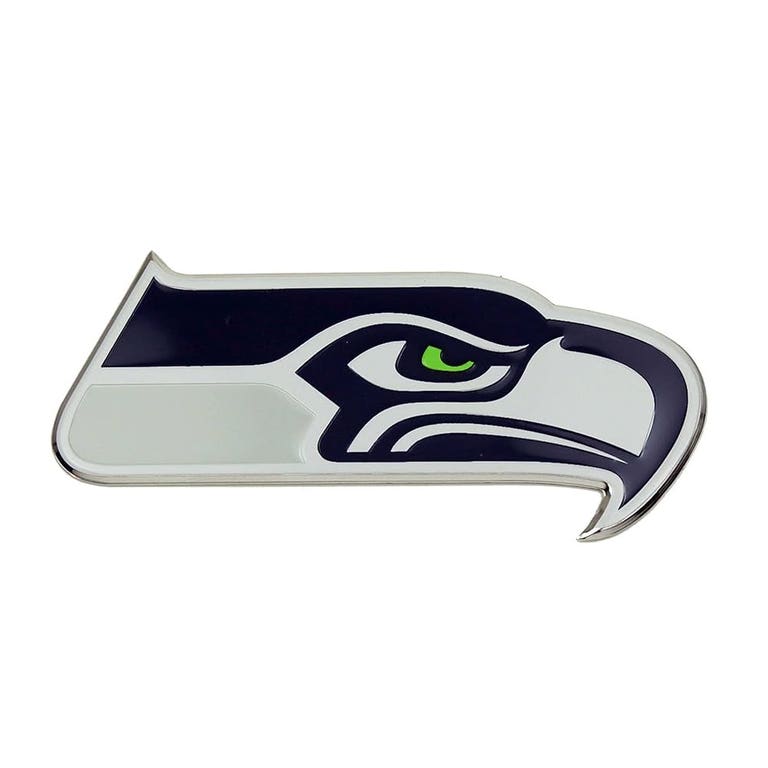 Seattle Seahawks Color Auto Emblem