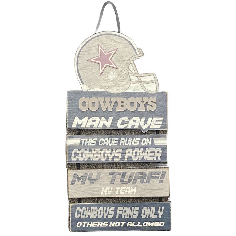Dallas Cowboys Tiered Wood Sign