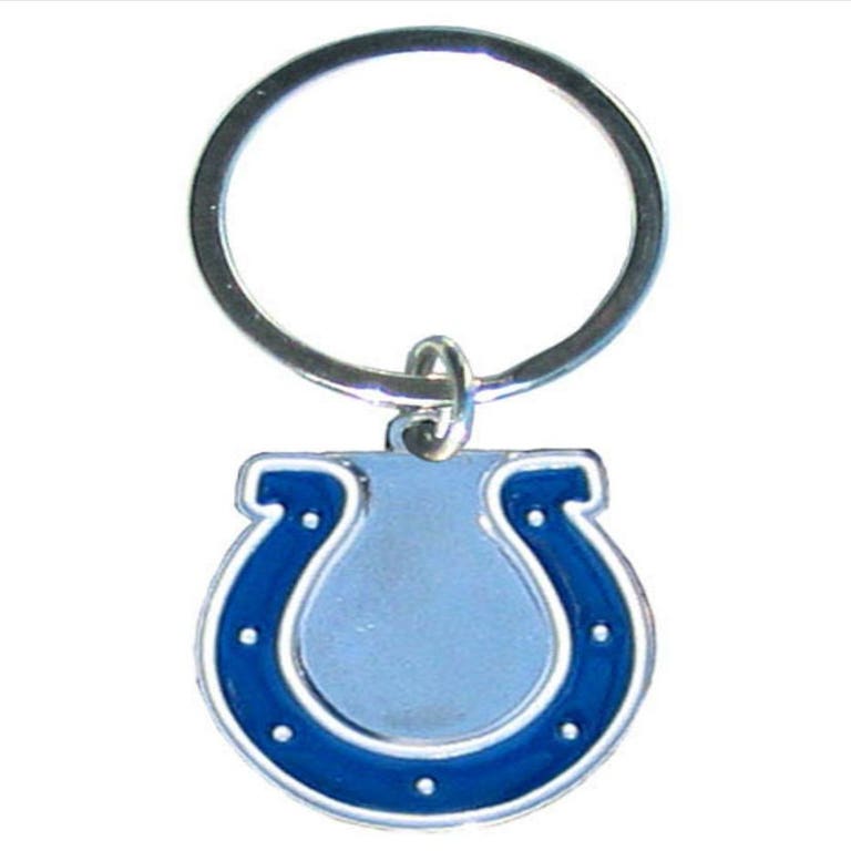 Indianapolis Colts Chrome Cut Logo Keychain