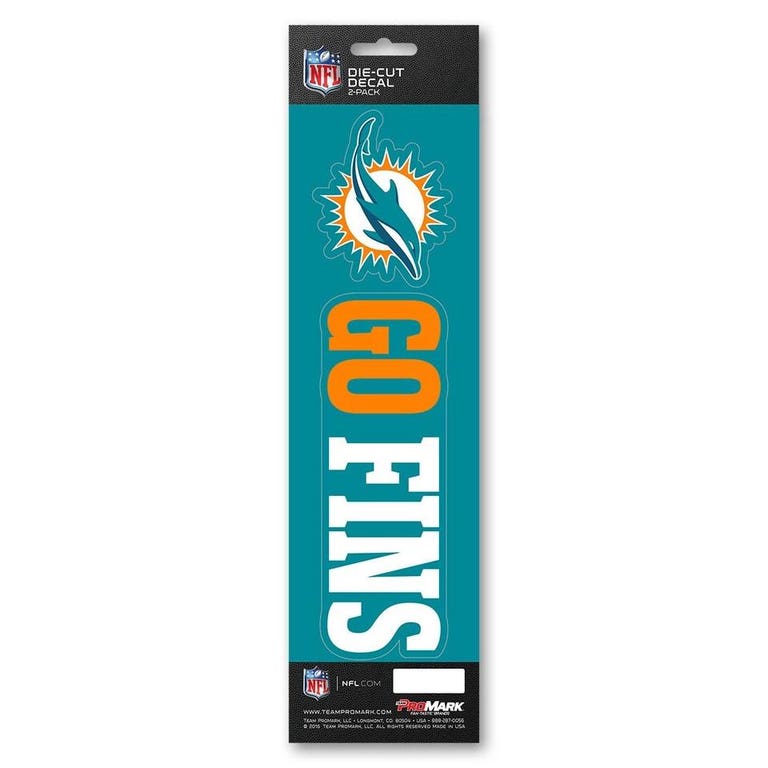 Miami Dolphins Slogan Decals