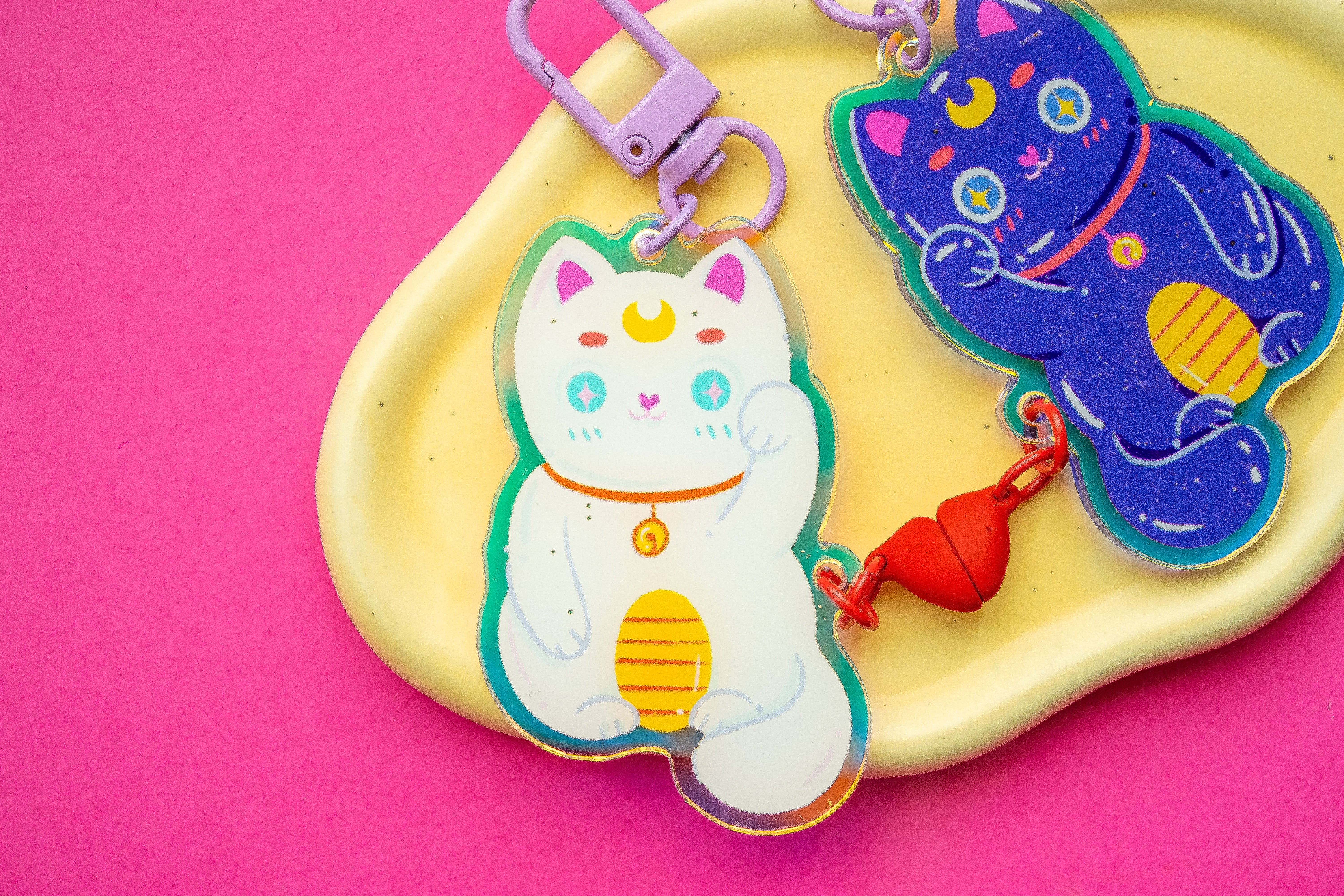 Moon Guardians Magnetic Keychain