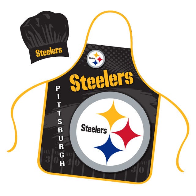 Pittsburgh Steelers Mojo Chef Apron and Hat Set