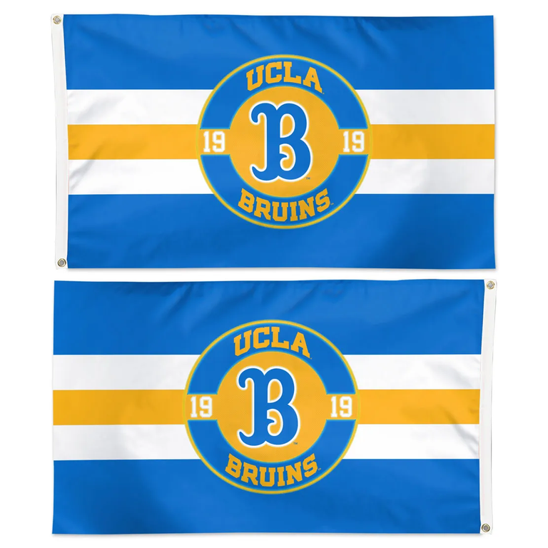 UCLA Bruins Premium 2-Sided Established Applique Flag 3x5'