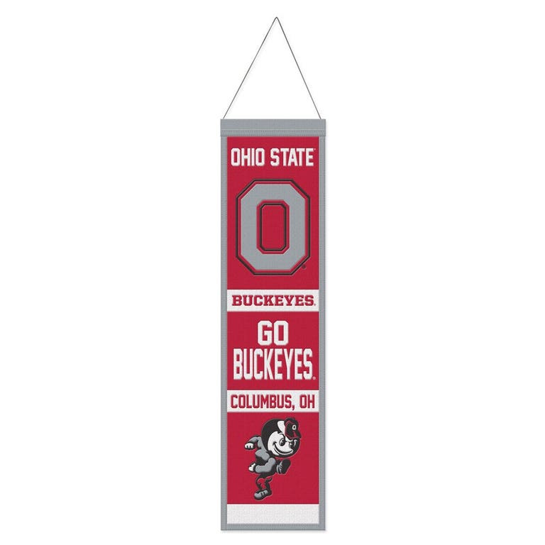 Ohio State Buckeyes Wool Evolution Banner 8x32"
