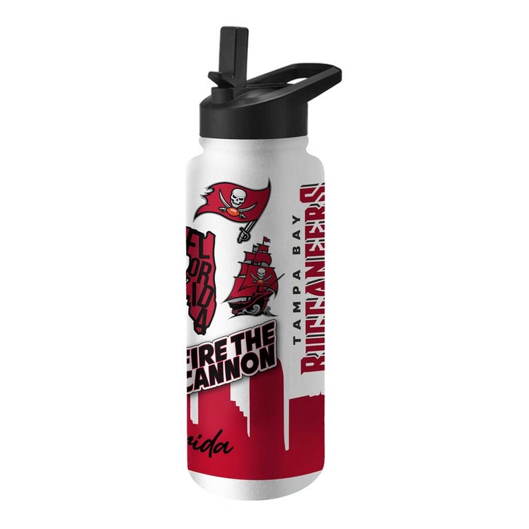 Tampa Bay Buccaneers Native Quencher Stainless Steel Bottle 34oz