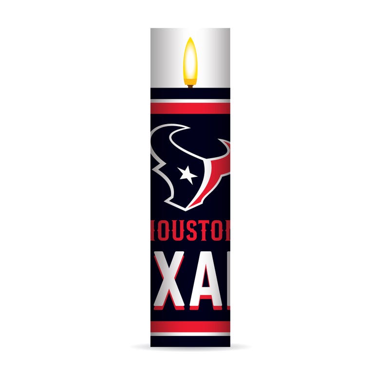 Houston Texans Electronic Candle