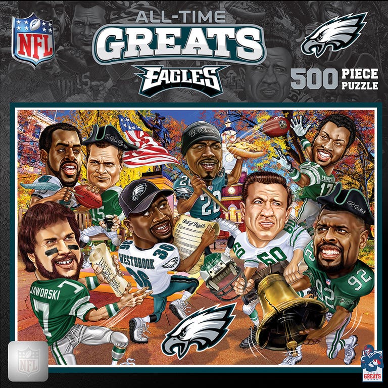 Philadelphia Eagles All-Time Greats Puzzle 500ct