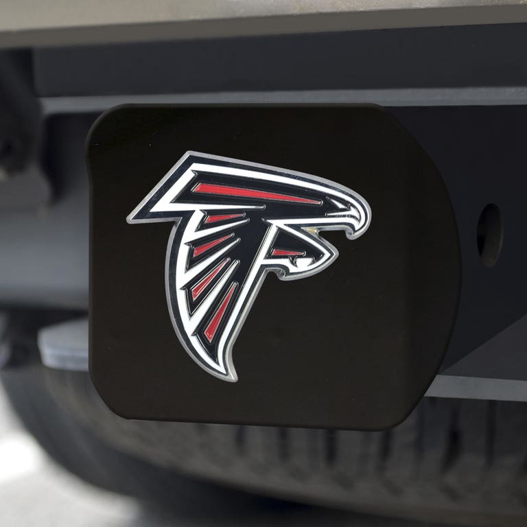 Atlanta Falcons Black Chrome Hitch Cover