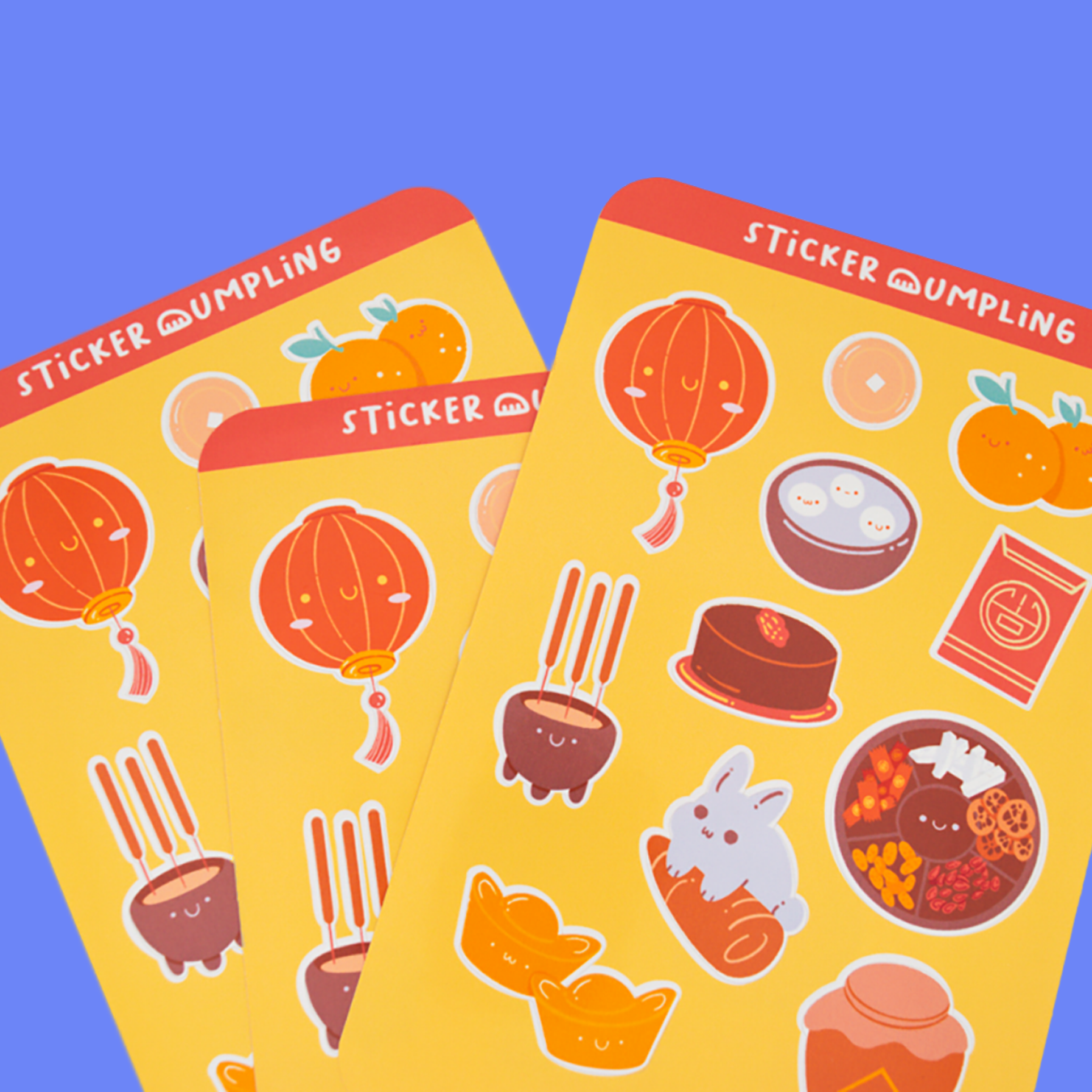 Lunar Rabbit Sticker Sheet