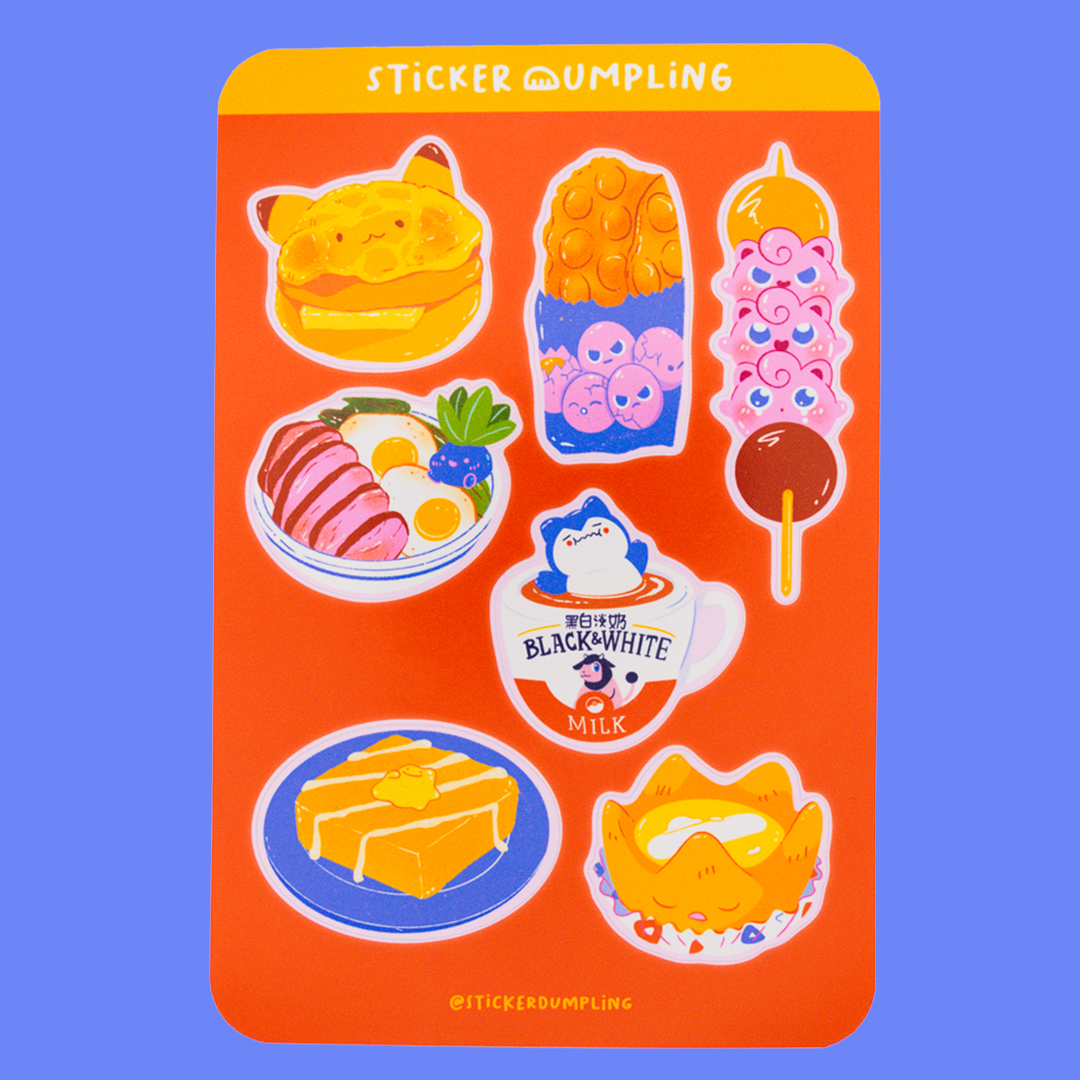 Cha Chaan Teng Sticker Sheet