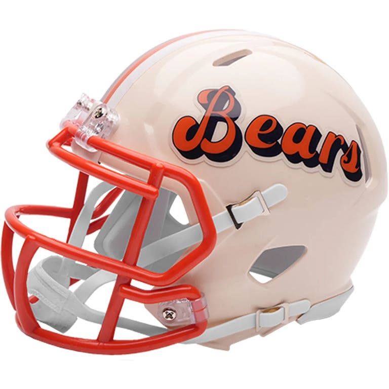 Chicago Bears Retro Style Riddell Speed Mini Helmet