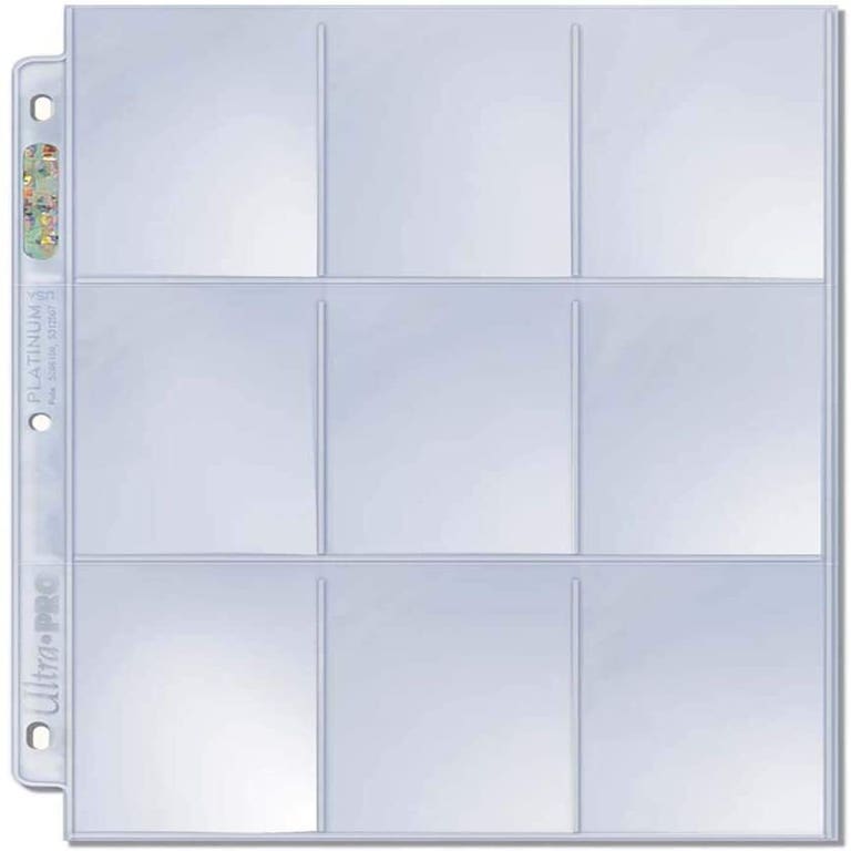 9 Pocket Card Sheet
