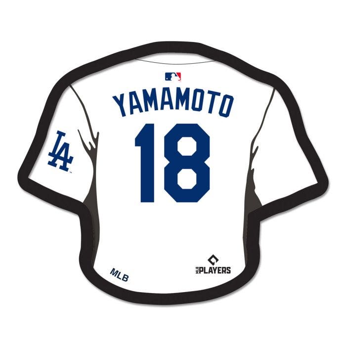 Los Angeles Dodgers Yoshinobu Yamamoto Collectors Jersey Pin