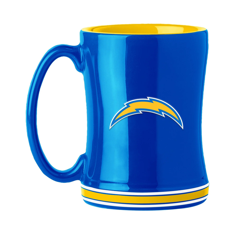 Los Angeles Chargers Sculpted Coffee Mug 14oz