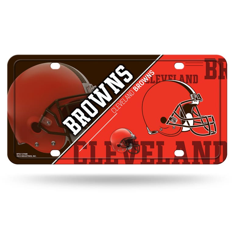 Cleveland Browns Metal License Plate