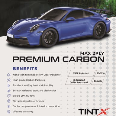 Tint Option #1 - Premium Carbon Window Film