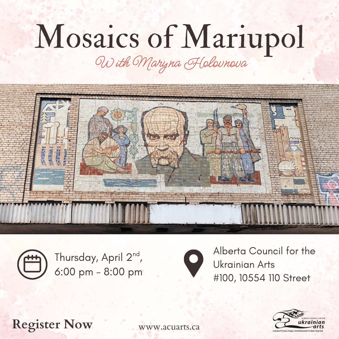Mosaics of Mariupol Presentation with Maryna Holovnova