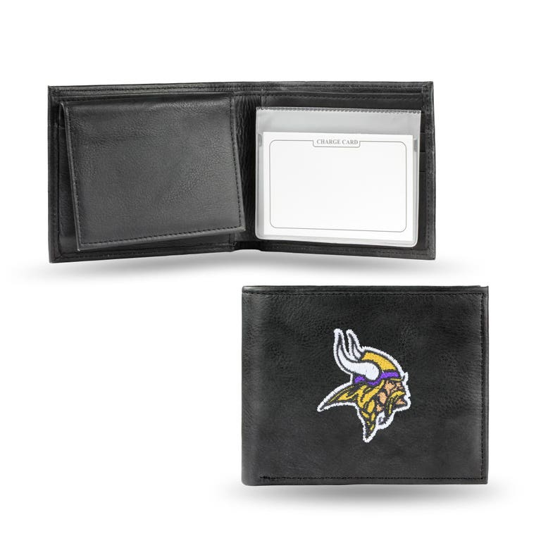 Minnesota Vikings Embroidered Leather Bi-Fold Wallet