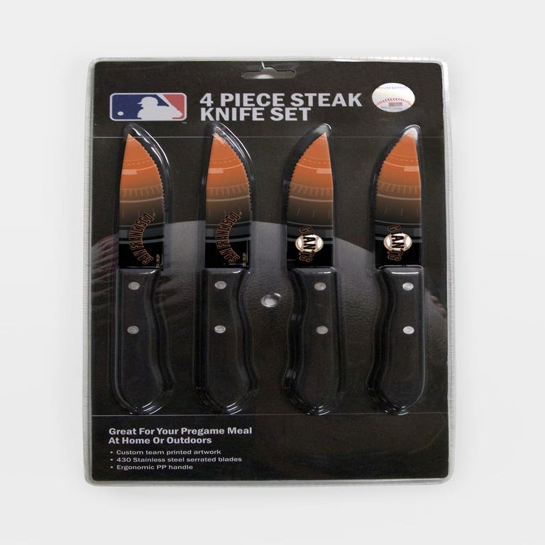 San Francisco Giants Steak Knife 4 Pack Set