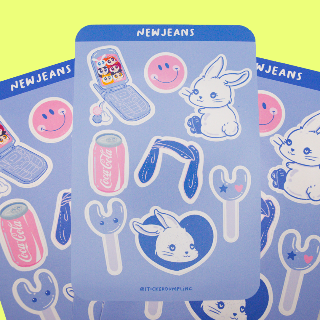 NewJeans Sticker Sheet