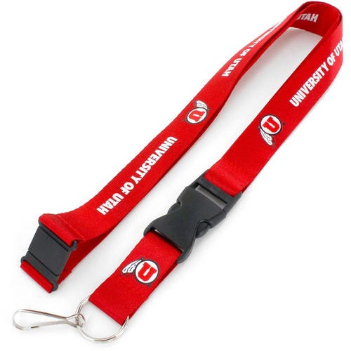 Utah Utes Red Lanyard