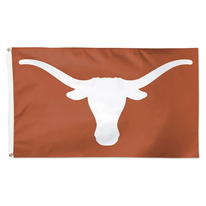 Texas Longhorns Burnt Orange Primary Logo Flag 3x5'