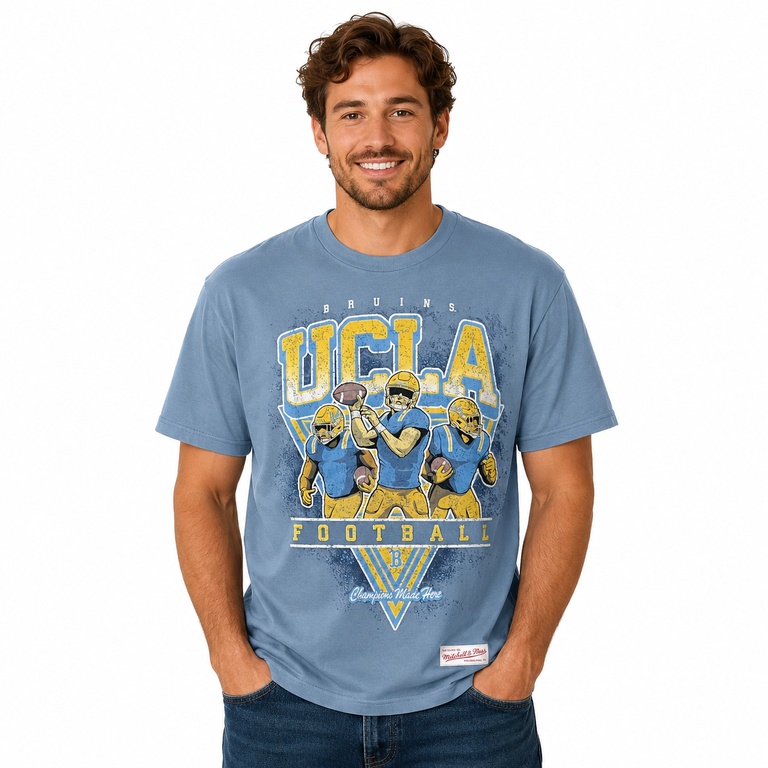 UCLA Bruins Blue Mitchell and Ness Team Shirt