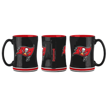 Tampa Bay Buccaneers Sculpted Coffee Mug 14oz