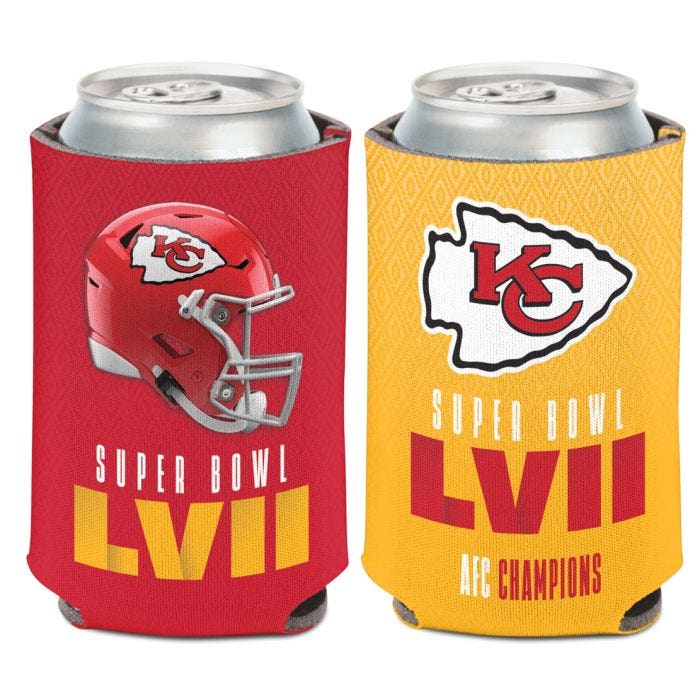 Kansas City Chiefs Super Bowl LVII Can Cooler