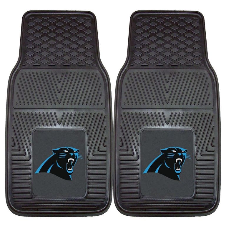 Carolina Panthers Heavy Duty 2 Piece Vinyl Car Mats