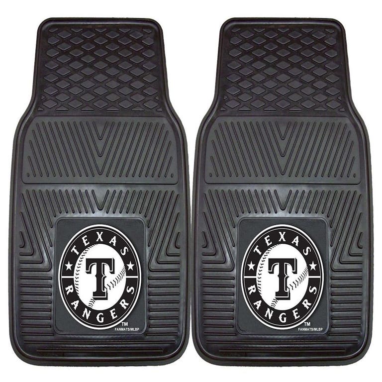 Texas Rangers Heavy Duty 2-Piece Vinyl Car Mats