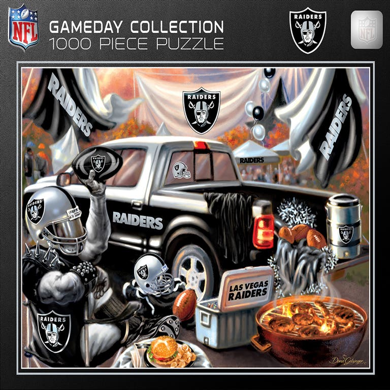 Las Vegas Raiders 1000 Piece Gameday Design Puzzle