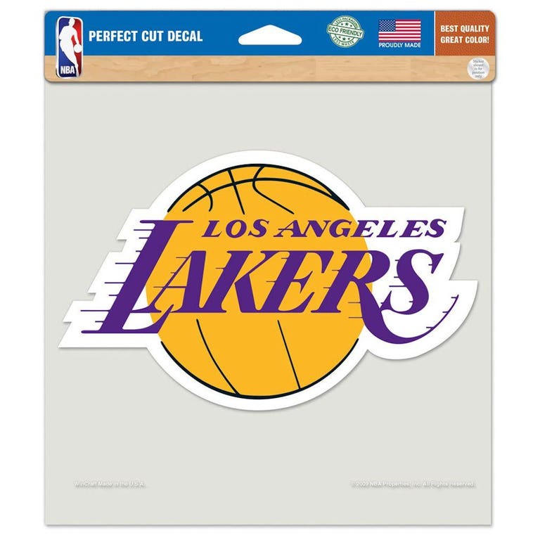 Los Angeles Lakers Perfect Cut Decal 8x8"