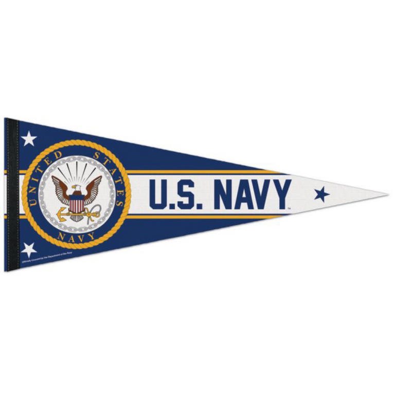 Navy Premium Pennant 12x30"