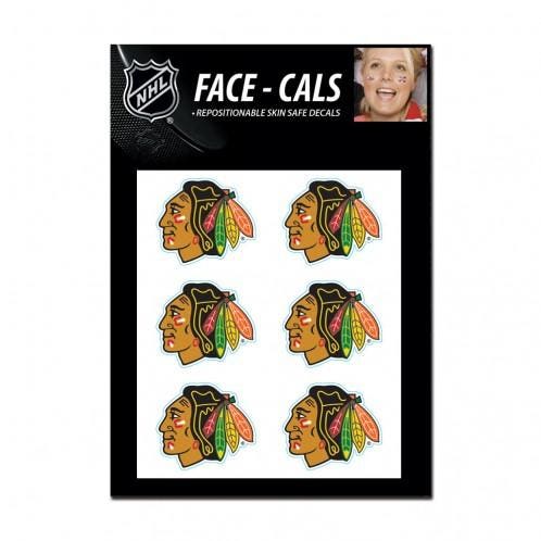 Chicago Blackhawks Face Cals Tattoos