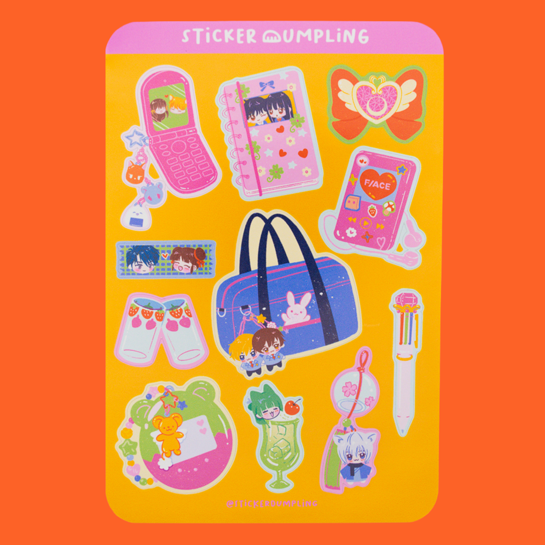 Shoujo Crush Sticker Sheet