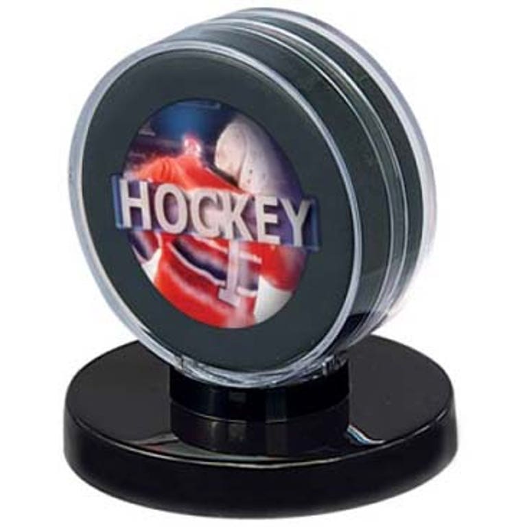 Ultra Pro Round Puck Holder with Black Stand