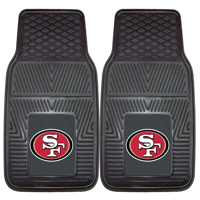 San Francisco 49ers Heavy Duty 2 Piece Vinyl Car Mats